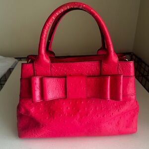 Kate Spade Provence Charm City Ostrich Leather Handbag Wkru2557 Desertrose